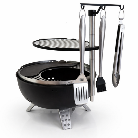 BBQ Tool Holder + Tools